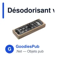 Désodorisant voiture personnalisable avec logo - Wooosh Senang - Miniature 5