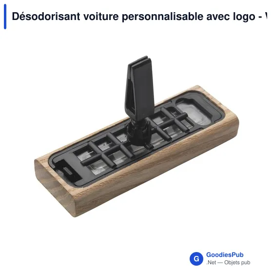 Désodorisant voiture personnalisable avec logo - Wooosh Senang - Image 6