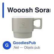 Mug personnalisable Wooosh Sorana 250 ml avec logo - Miniature 5