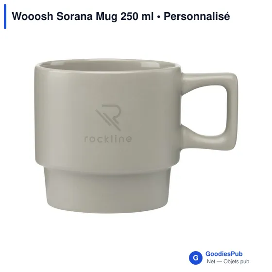 Mug personnalisable Wooosh Sorana 250 ml avec logo - Image 5