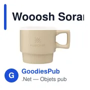 Mug personnalisable Wooosh Sorana 250 ml avec logo - Miniature 7