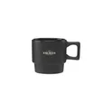 Variante noir - Mug personnalisable Wooosh Sorana 250 ml avec logo