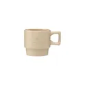 Variante beige - Mug personnalisable Wooosh Sorana 250 ml avec logo