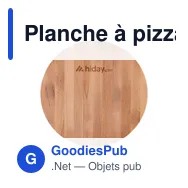 Planche à pizza personnalisable en bois avec logo - Wooosh Tabla - Miniature 3