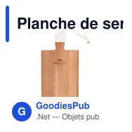 Planche de servir personnalisable en bois avec logo - Wooosh Tabla - Miniature 3