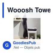 Serviette personnalisable en coton recyclé avec logo - Wooosh Towel - Miniature 6