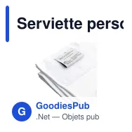 Serviette personnalisable en coton recyclé avec logo - Wooosh Towel - Miniature 9