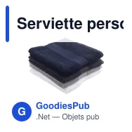 Serviette personnalisable en coton recyclé avec logo - Wooosh Towel - Miniature 10