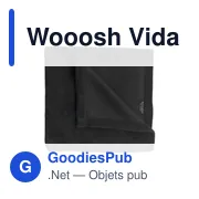 Plaid personnalisable en polyester recyclé avec logo - Wooosh Vida GRS - Miniature 2