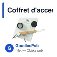 Coffret d'accessoires à vin personnalisable avec logo - Wooosh Vino Winetool Set - Miniature 1