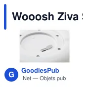 Lampe d'ambiance personnalisable Wooosh Ziva Solar avec logo - Miniature 6