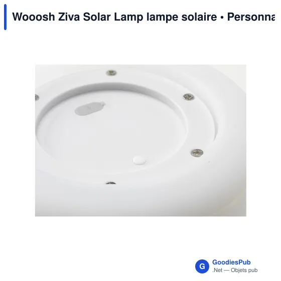 Lampe d'ambiance personnalisable Wooosh Ziva Solar avec logo - Image 7