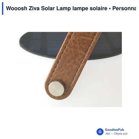 Lampe d'ambiance personnalisable Wooosh Ziva Solar avec logo - Image 8
