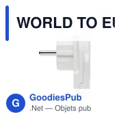 WORLD TO EUROPE Adaptateur Skross World Europe - Miniature 4