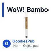 Stylo à bille personnalisable en bambou avec logo - WoW! BambooWrite - Miniature 13