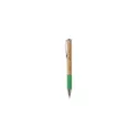 Variante vert - Stylo à bille personnalisable en bambou avec logo - WoW! BambooWrite