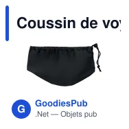 Coussin de voyage personnalisable WRAP IT avec logo - Miniature 12