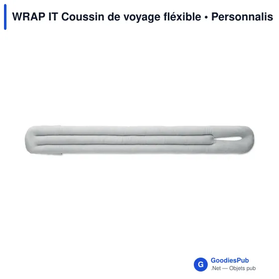 Coussin de voyage personnalisable WRAP IT avec logo - Image 3