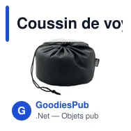 Coussin de voyage personnalisable WRAP IT avec logo - Miniature 4