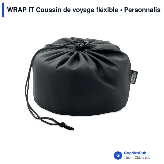 Coussin de voyage personnalisable WRAP IT avec logo - Image 4