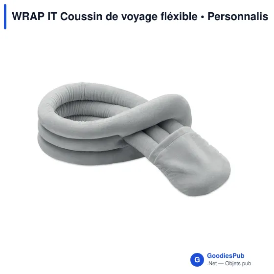 Coussin de voyage personnalisable WRAP IT avec logo - Image 7