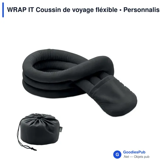 Coussin de voyage personnalisable WRAP IT avec logo - Image 8