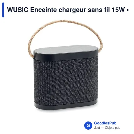 WUSIC Enceinte chargeur sans fil 15W