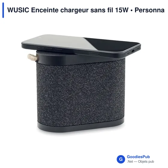 WUSIC Enceinte chargeur sans fil 15W - Image 2