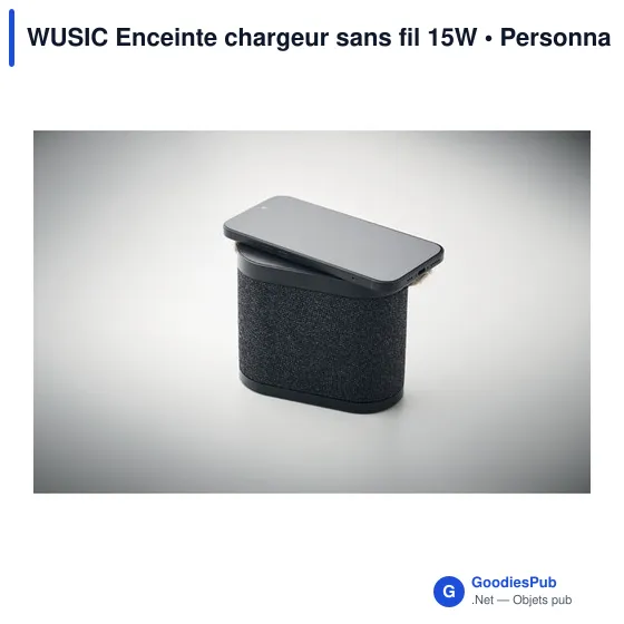 WUSIC Enceinte chargeur sans fil 15W - Image 6