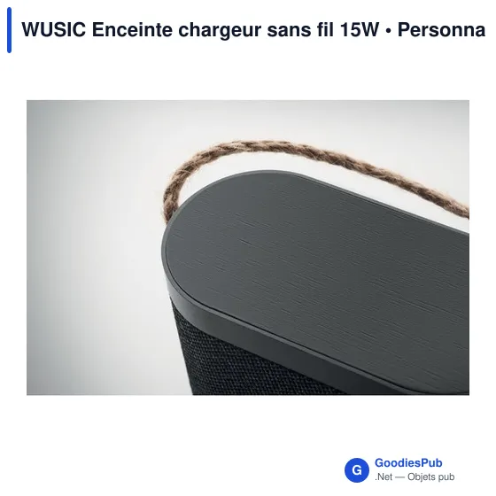 WUSIC Enceinte chargeur sans fil 15W - Image 8