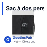 Sac à dos personnalisable WyattTrail GRS RPET pour ordinateur avec logo - Miniature 11