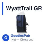 Sac à dos personnalisable WyattTrail GRS RPET pour ordinateur avec logo - Miniature 3