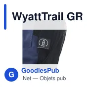 Sac à dos personnalisable WyattTrail GRS RPET pour ordinateur avec logo - Miniature 5