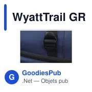 Sac à dos personnalisable WyattTrail GRS RPET pour ordinateur avec logo - Miniature 6