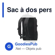 Sac à dos personnalisable WyattTrail GRS RPET pour ordinateur avec logo - Miniature 10