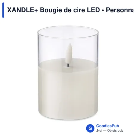 XANDLE+ Bougie de cire LED