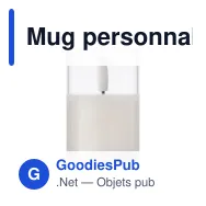 Mug personnalisable avec logo pour objets publicitaires B2B - Miniature 2