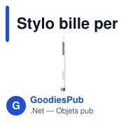 Stylo bille personnalisable en aluminium recyclé avec logo - Xava GRS - Miniature 2