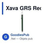 Stylo bille personnalisable en aluminium recyclé avec logo - Xava GRS - Miniature 6