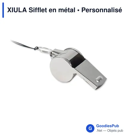 XIULA Sifflet en métal