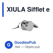 XIULA Sifflet en métal - Miniature 2