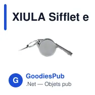 XIULA Sifflet en métal - Miniature 3