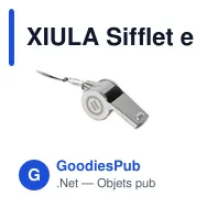 XIULA Sifflet en métal - Miniature 6