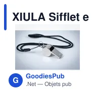 XIULA Sifflet en métal - Miniature 7