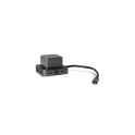 Variante Gris foncé - Hub USB personnalisable Xoopar en aluminium recyclé avec logo - Cubbi Hub