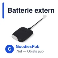 Batterie externe personnalisable Xoopar 5000 mAh en ABS recyclé avec logo - ICE P - Miniature 4