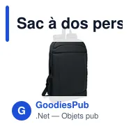 Sac à dos personnalisable pour ordinateur 16'' avec logo - XPANDA - Miniature 1