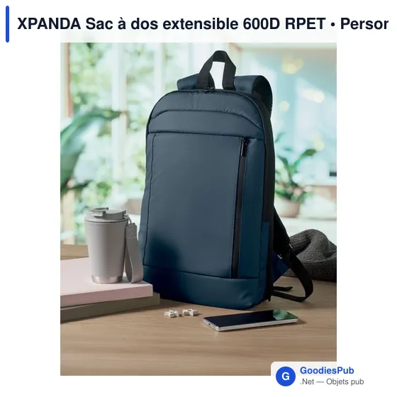 Sac à dos personnalisable pour ordinateur 16'' avec logo - XPANDA - Image 11