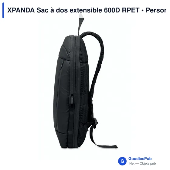 Sac à dos personnalisable pour ordinateur 16'' avec logo - XPANDA - Image 6
