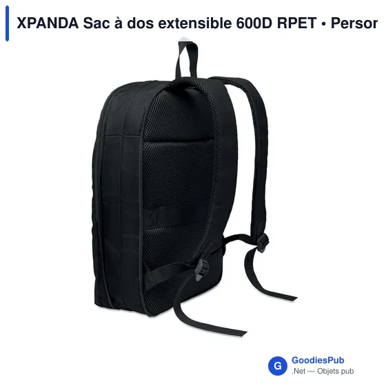 Sac à dos personnalisable pour ordinateur 16'' avec logo - XPANDA - Image 7